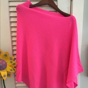 Lilly Pulitzer Cashmere Harp Wrap, Hot Pink